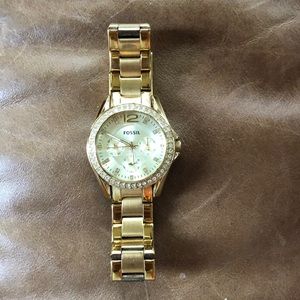 Fossil Gold Watch